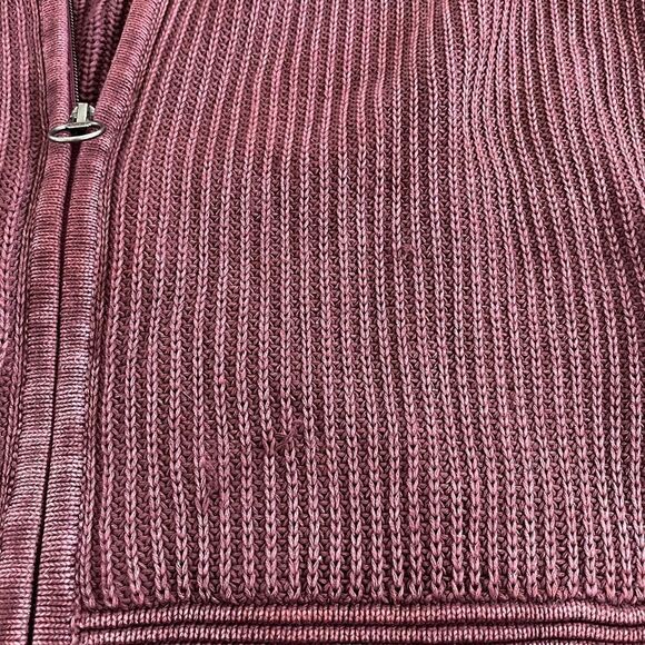 Lululemon Rest Assured Full Zip Hoodie in Washed Garnet - Size: Large - Picture 8 of 10